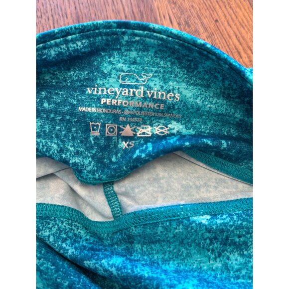 Vineyard Vines Womens XS Performance Leggings Teal/Blue Athletic Wear - Picture 5 of 8